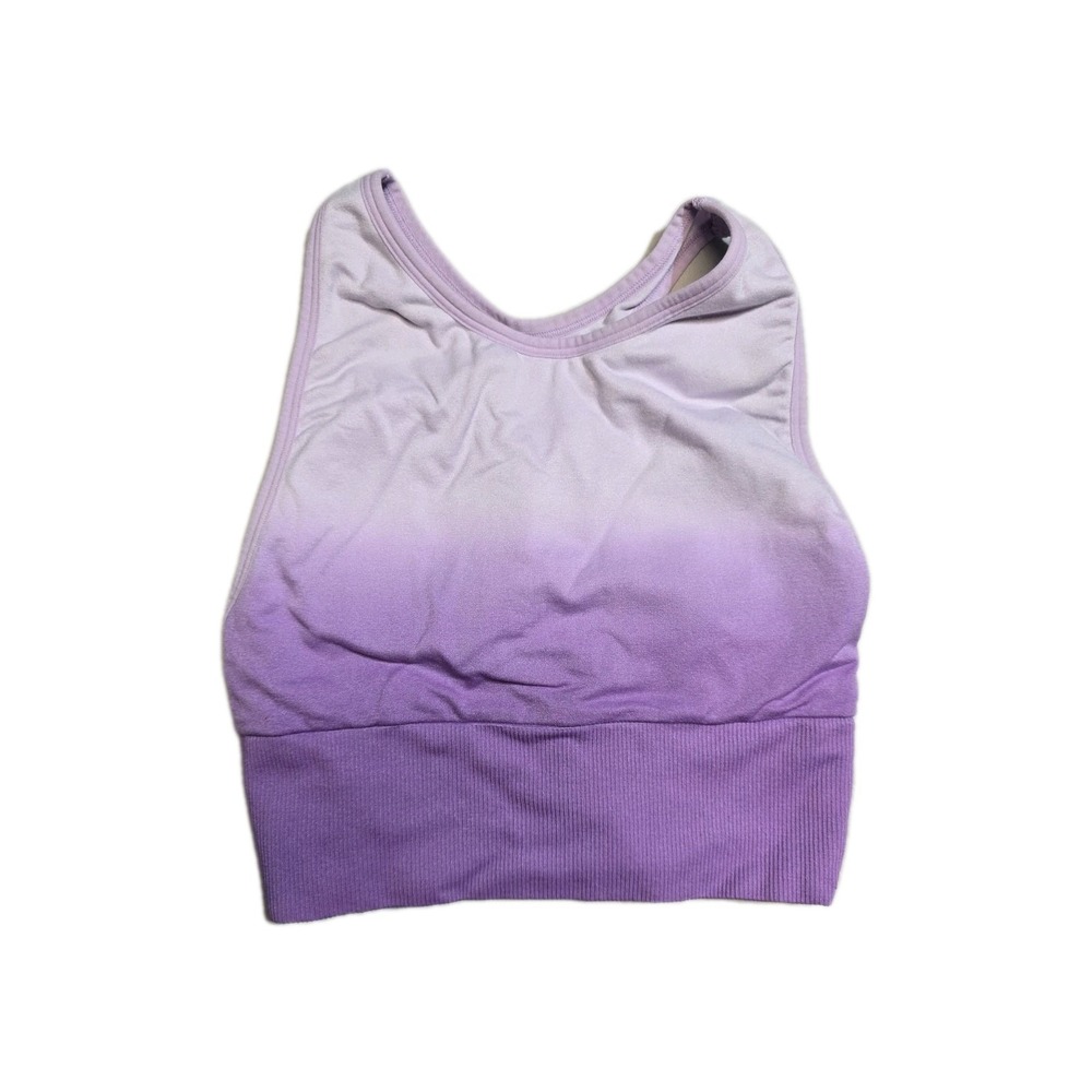 Victorias Secret PINK Sport Seamless Purple Ombre Lightly‎ Lined Sports Bra M